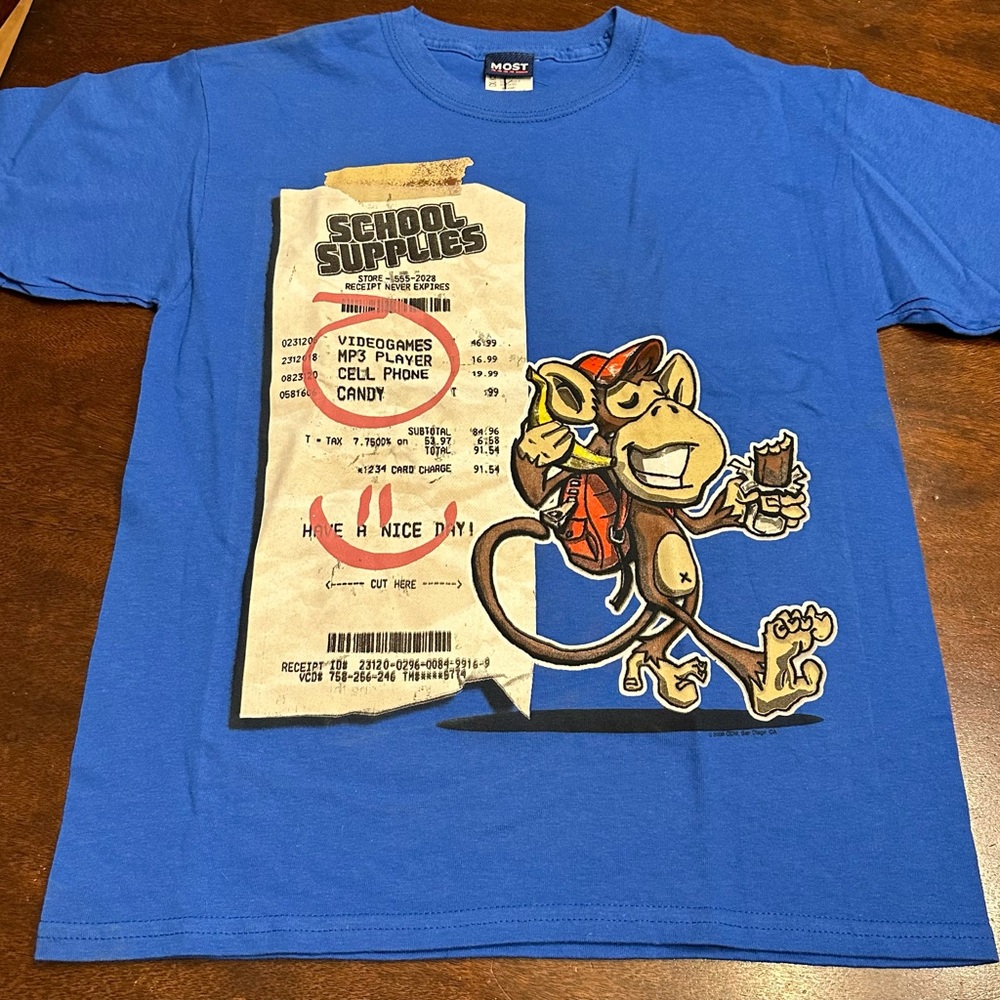 Blue Most Boy’s T-shirt New Size S